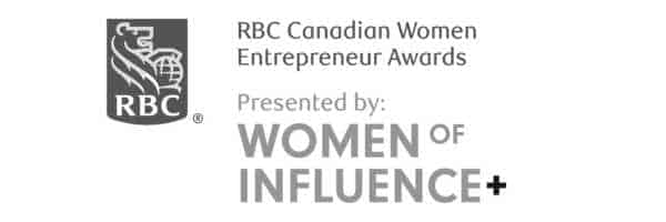 Women of Influence RBC Award Logo